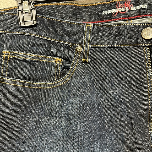 Johnston & Murphy Denim Jeans for Men, Cotton, 5-packet styling - Picture 4 of 7
